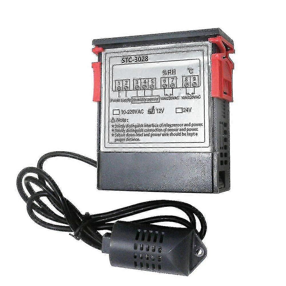 Digital Thermostat Hygrostat Temperature Humidity Controller 12v