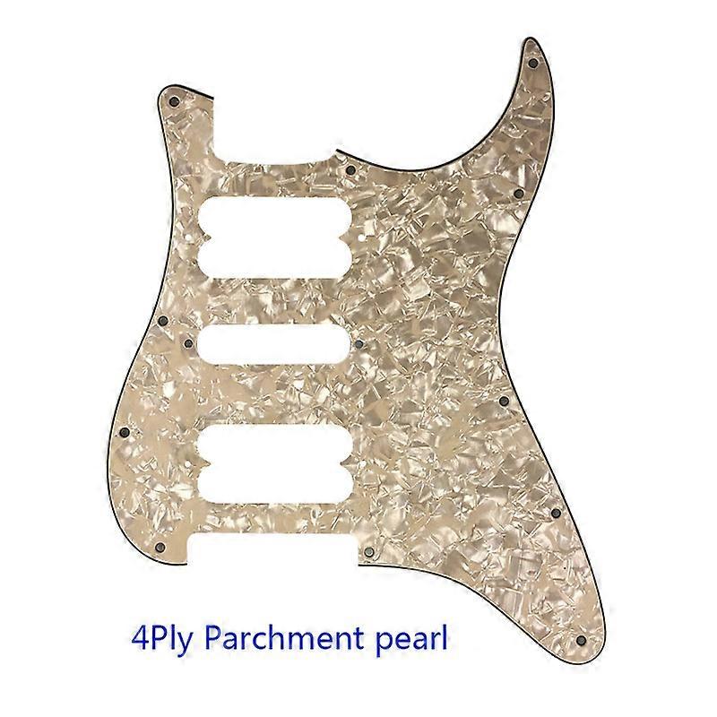 Xinyue Guitar Accessories Pickguard With 11 Screws For FD Stratr Player Humbucker ST HSH Guitar Scratch Plate No Control Hole