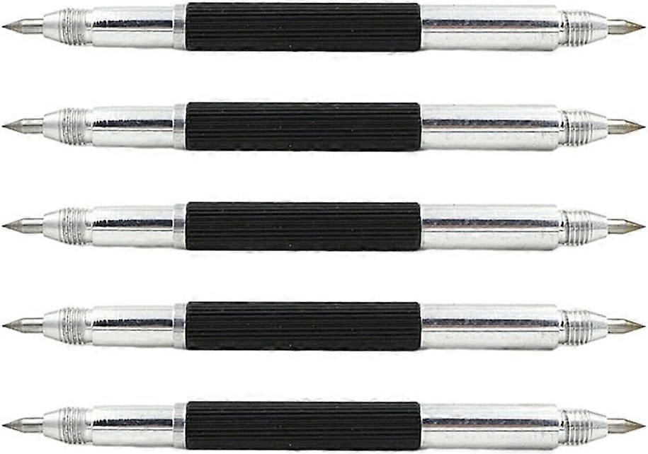 Pack of 10 dual tip markers for metal, glass, wood