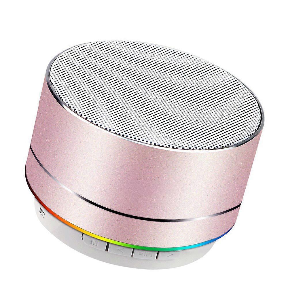 Portable Wireless Bluetooth Speaker with LED Lights, Multi-Function Indoor Outdoor Stereo Bass Bluetooth Speakers, Built-in Microphone, FM Radio, Hand