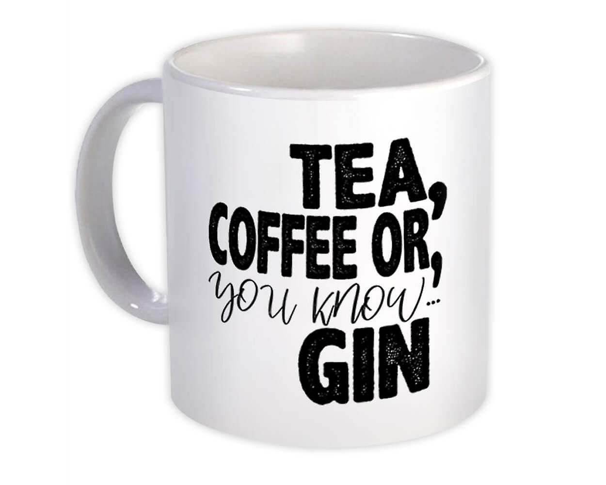 Gift Mug: Tea Coffee Or Gin Drinks