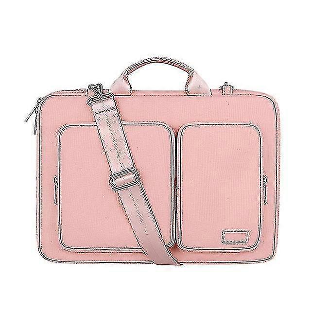 Waterproof Laptop Bag Notebook Shoulder Bag Briefcase Thick Interlayer Side Opening