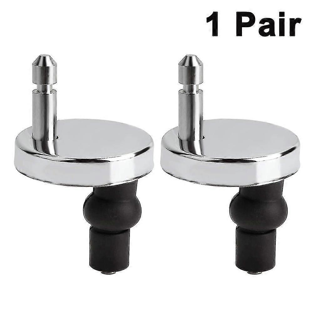 1 paire de charnières pour abattant WC, fixations pour abattant WC, fixation supérieure, boulon de fixation universel, extension