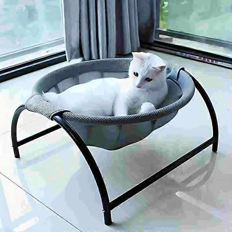 Cozy Cat Hammock Bed - Free-Standing & Versatile Sleeping Oasis - Durable, Easy Assembly, Whole-Wash Design for Indoor/Outdoor Use