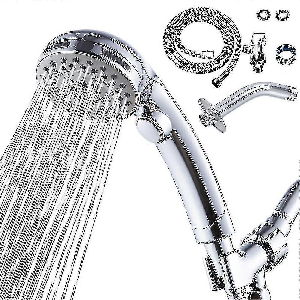 Shower Head Sprayer Bath High Pressure Handheld Adjustable For Home Bathroom