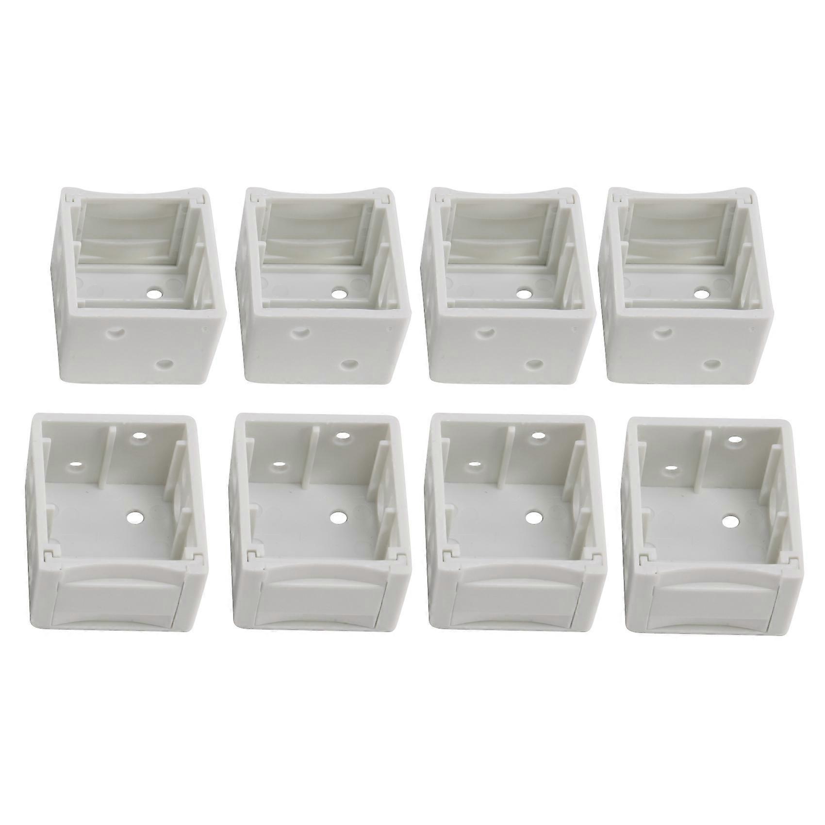 1 Inch Blind Brackets White Profile Box Mounting Bracket Blinds Headrail Bracket (8)