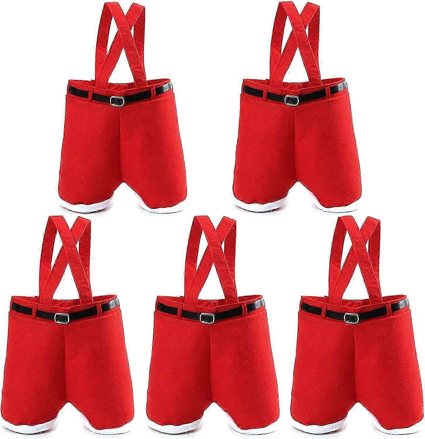 5PCS Christmas Decorations Gift Bags Candy Bag