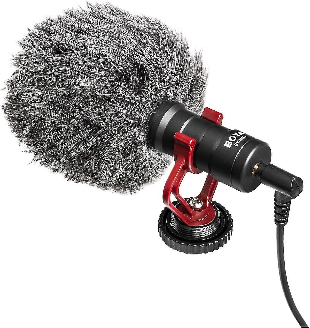 ZRUXE Video Microphone by-MM1 Livestream Recording Mic for iPhone Huawei Android Smartphone Canon Nikon Sony DSLR Cameras