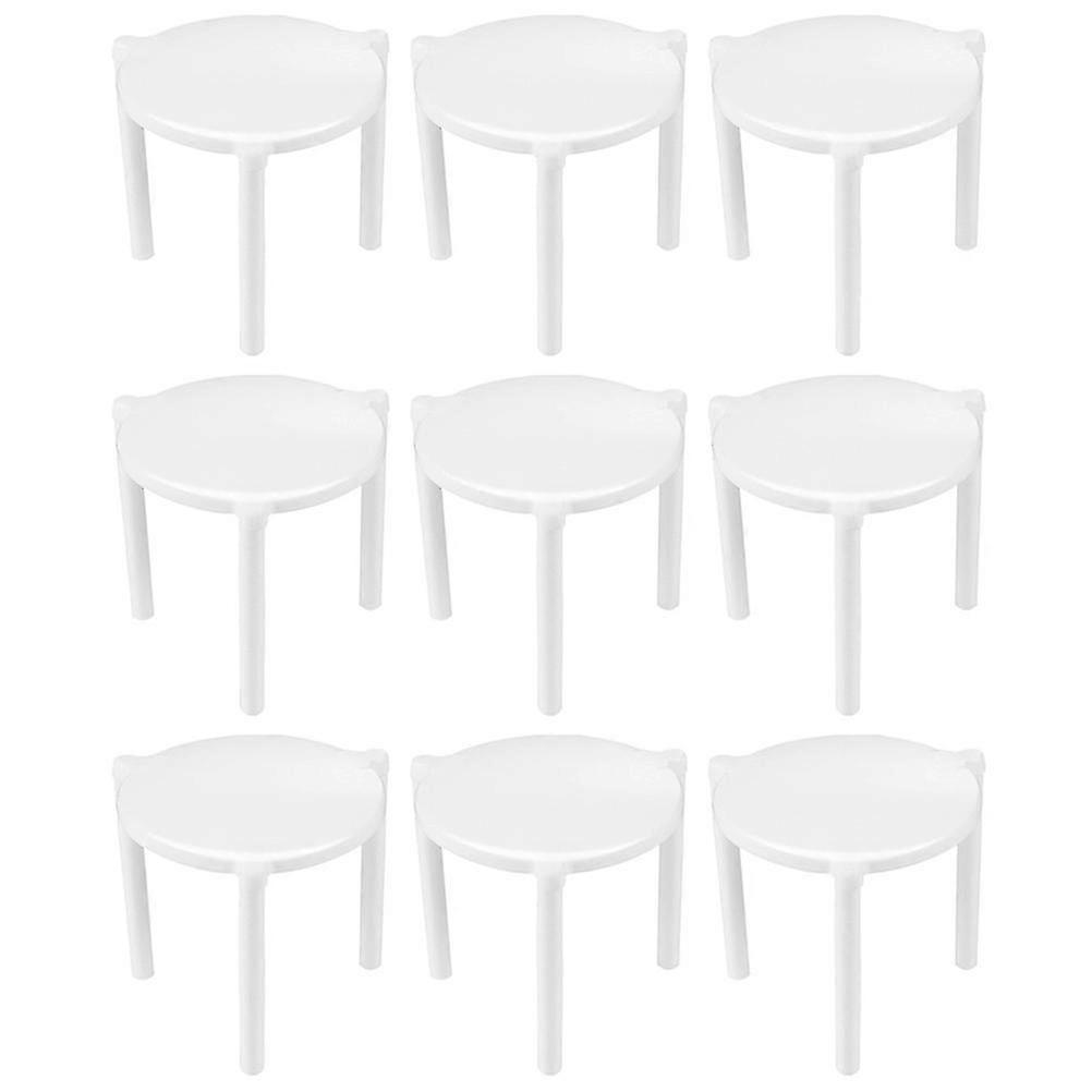 200pcs Pizza Saver Stand White Plastic Tripod Stack Fixing Rack Pizza Holder