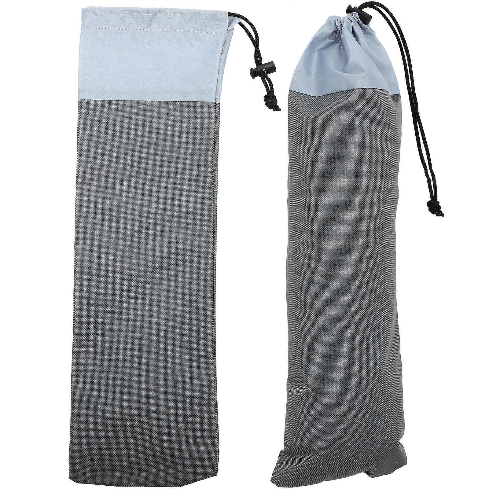 2kpl kannettavat retkeilypiikkipussit telttakiilat taskut käytännölliset telttapiikit pussit