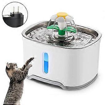 Cat Water Fountain, 2.5l Automatic Pet Water Fountain Auto Shut-off Pump