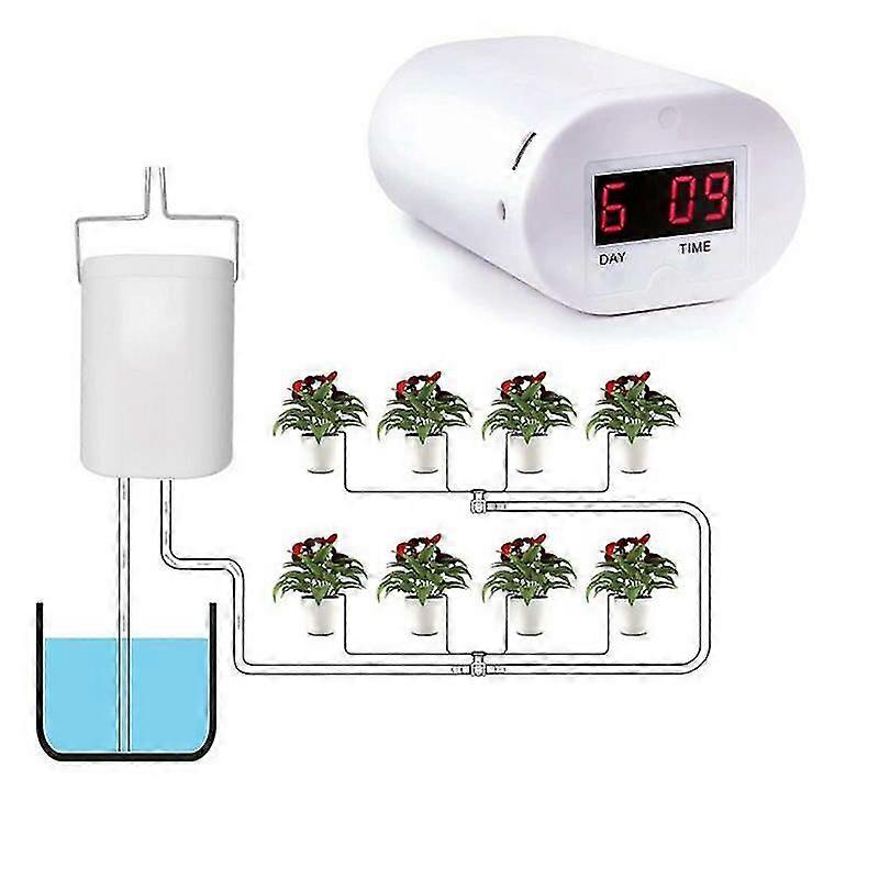 Head Automatic Watering Pump Controller Flowers Plants Home Drip Sprinkler Irrigation Device Pump Timer System Garden Tool_SSDLV