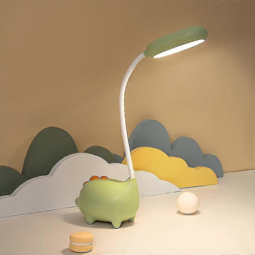 Kids Desk Lamp, Dimmable Bedside Lamp With Touch Sensor Dinosaur Usb Charging Lamp Eye-friendly Led Reading Lamp Gift For Kids Boys Girls Girlfriend (