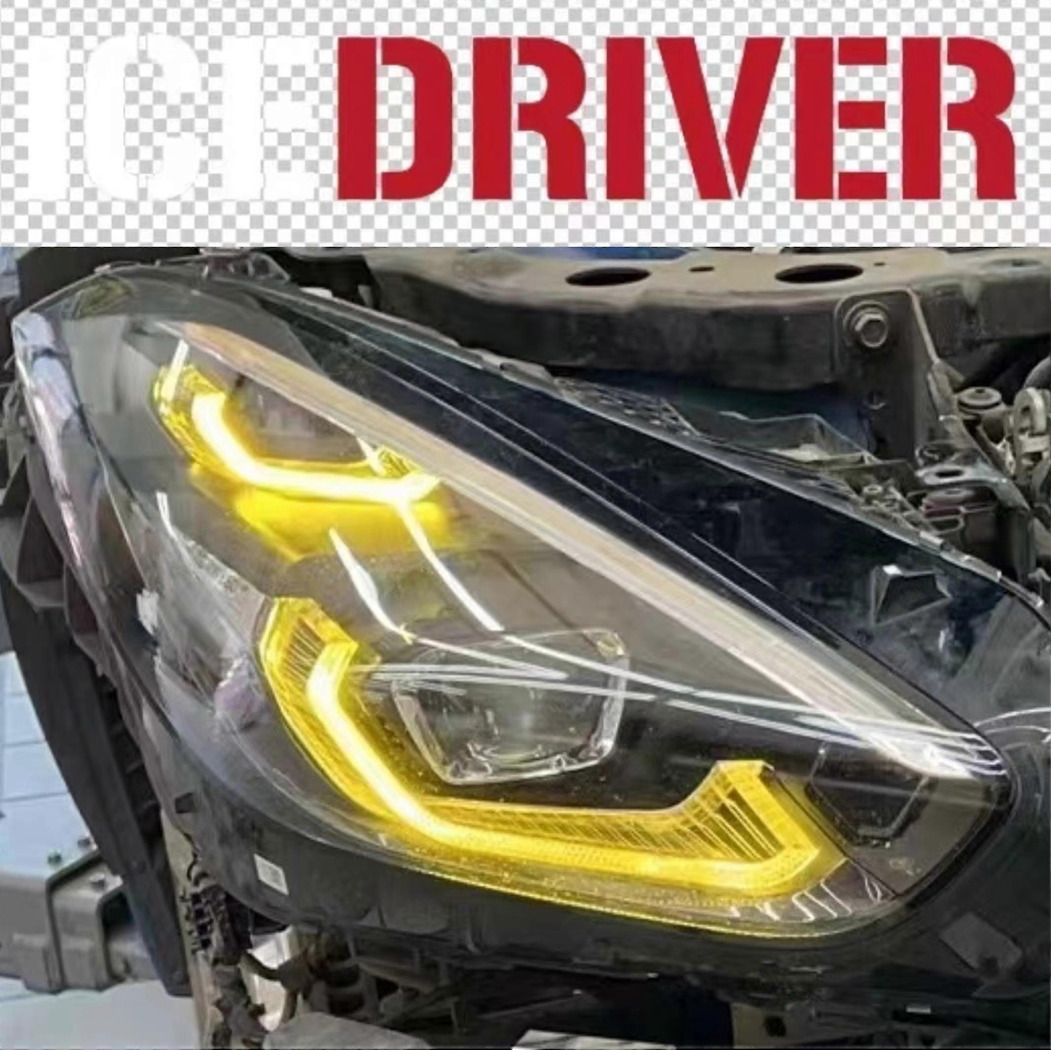 Icedriver for BMW G29 Z4 CSL Yellow DRL RGBW multicolor LED boards daytime running lights Lemon Yellow Red Amber sDrive20i M40i