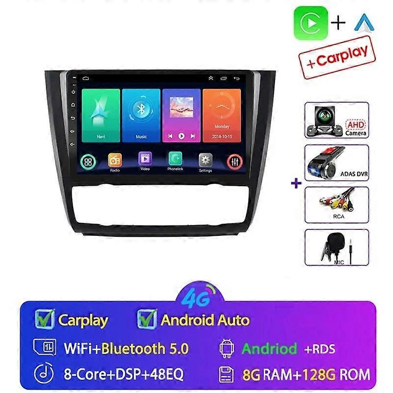4G + 64GB Android 13 Autoradio Lettore Video Multimediale Per BMW 1 Serie E81 E82 E87 E88 AT MT 2004-2012 Auto GPS Serero Carplay