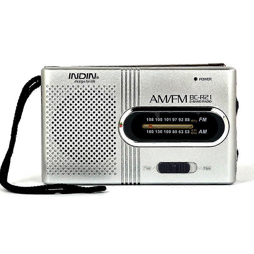 Portable Fm/am Radio, Portable Mini Radio With Built-in Stereo Speaker/headphone Jack, Small Battery Powered Transistor Radio For Hiking, Jogging And