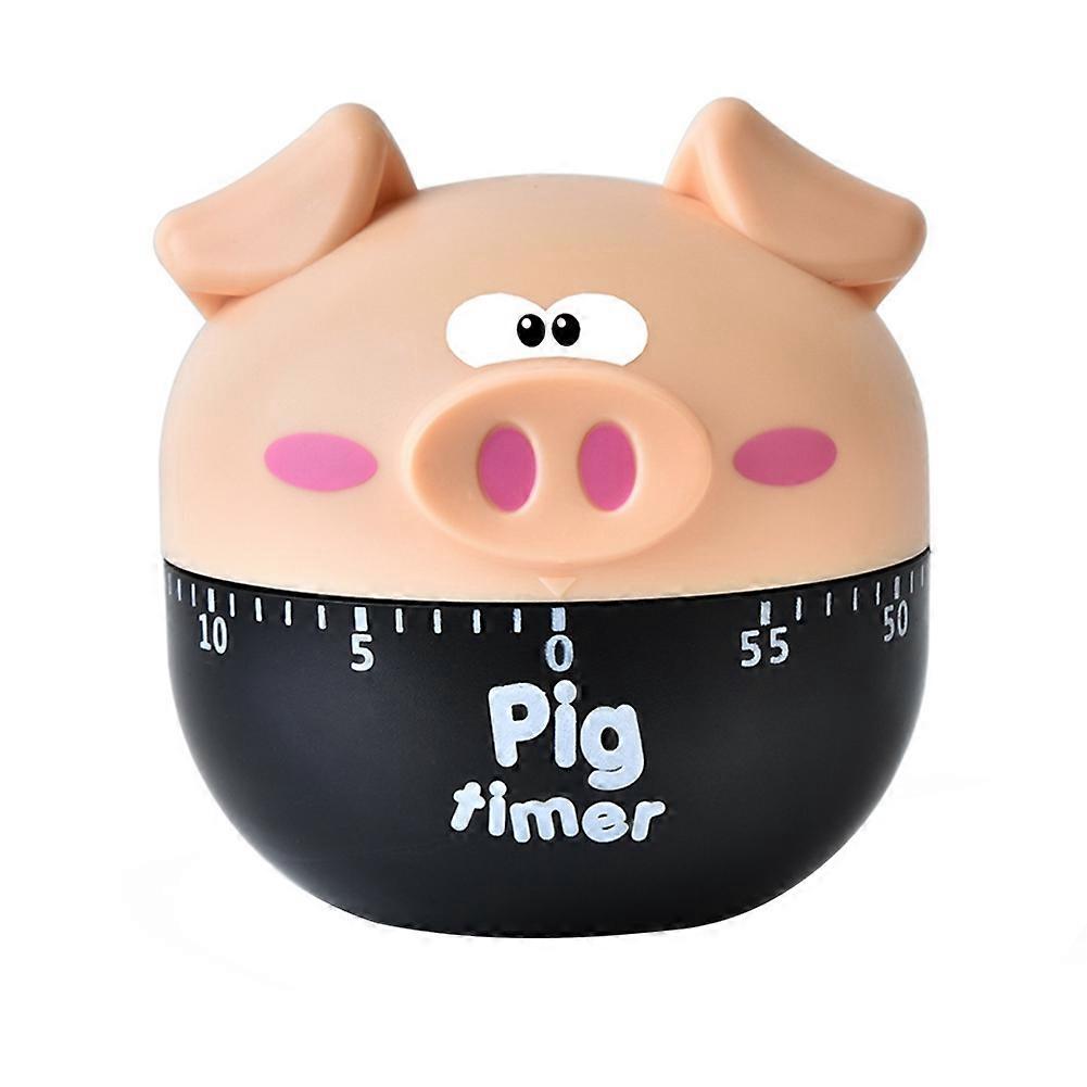 Cartoon Pig Shaped Kitchen Cooking Timer Countdown Machinery Dial Alarm Clock Qinhai