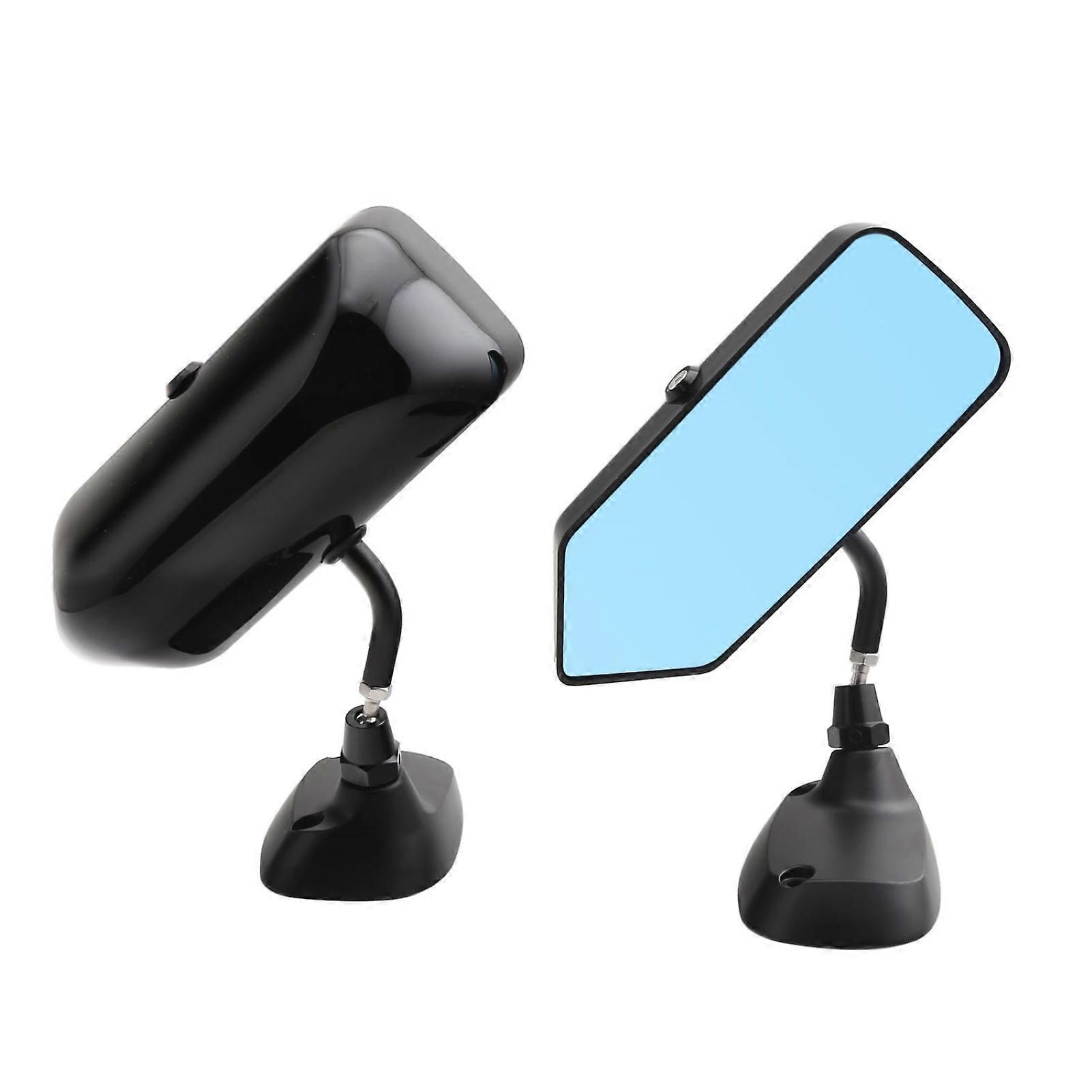 Rearview Mirror Anti-dazzle Aluminium Alloy Base Modification Clear View Blue Wing Mirror Replacement for Car
