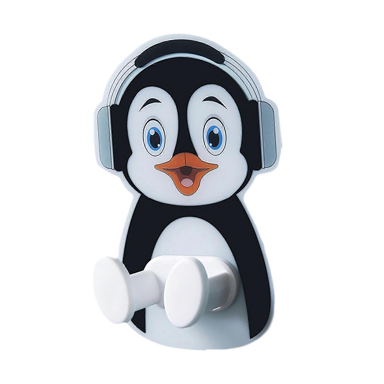 Power Cord Plug Bracket Wall Mounted Animals Adhesive Hook Socket Storage Rack