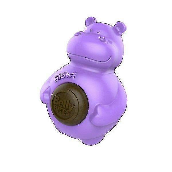 Gigwi Belly Bites Hippo With Replaceable Treats Large