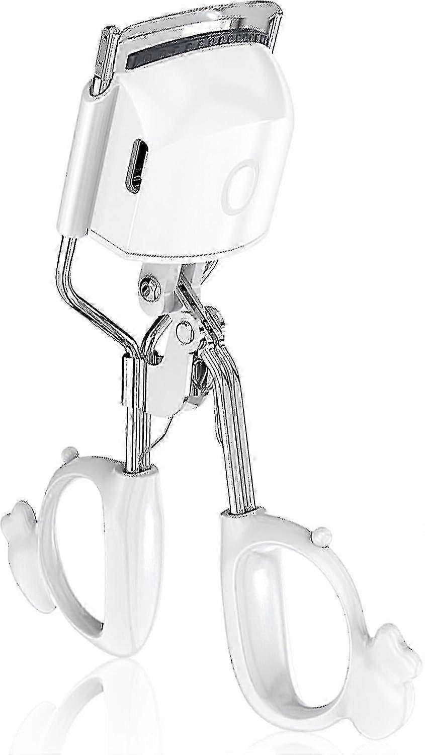 Electric Heated Eyelash Curlers,Rapid Heated Lash Curler, Quick Natural Curling for Long Lasting with Sensing Heating Silicone Pad USB Eye Lash Curler