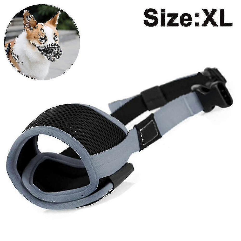 Dog Muzzle Nylon Soft Anti-biting Barking Secure, Mesh Breathable