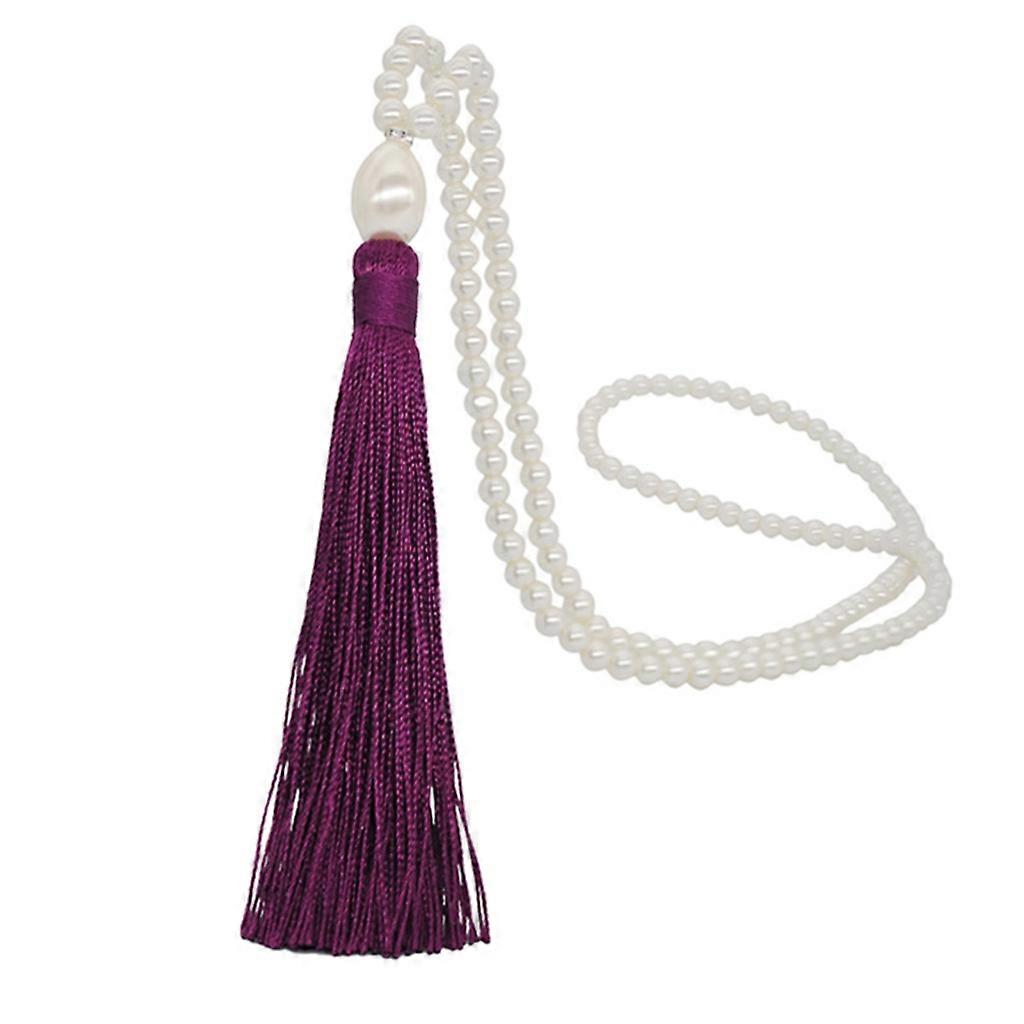  Long Tassel Pull Chaîne Perle Perle Collier Tempérament Collier Bijoux