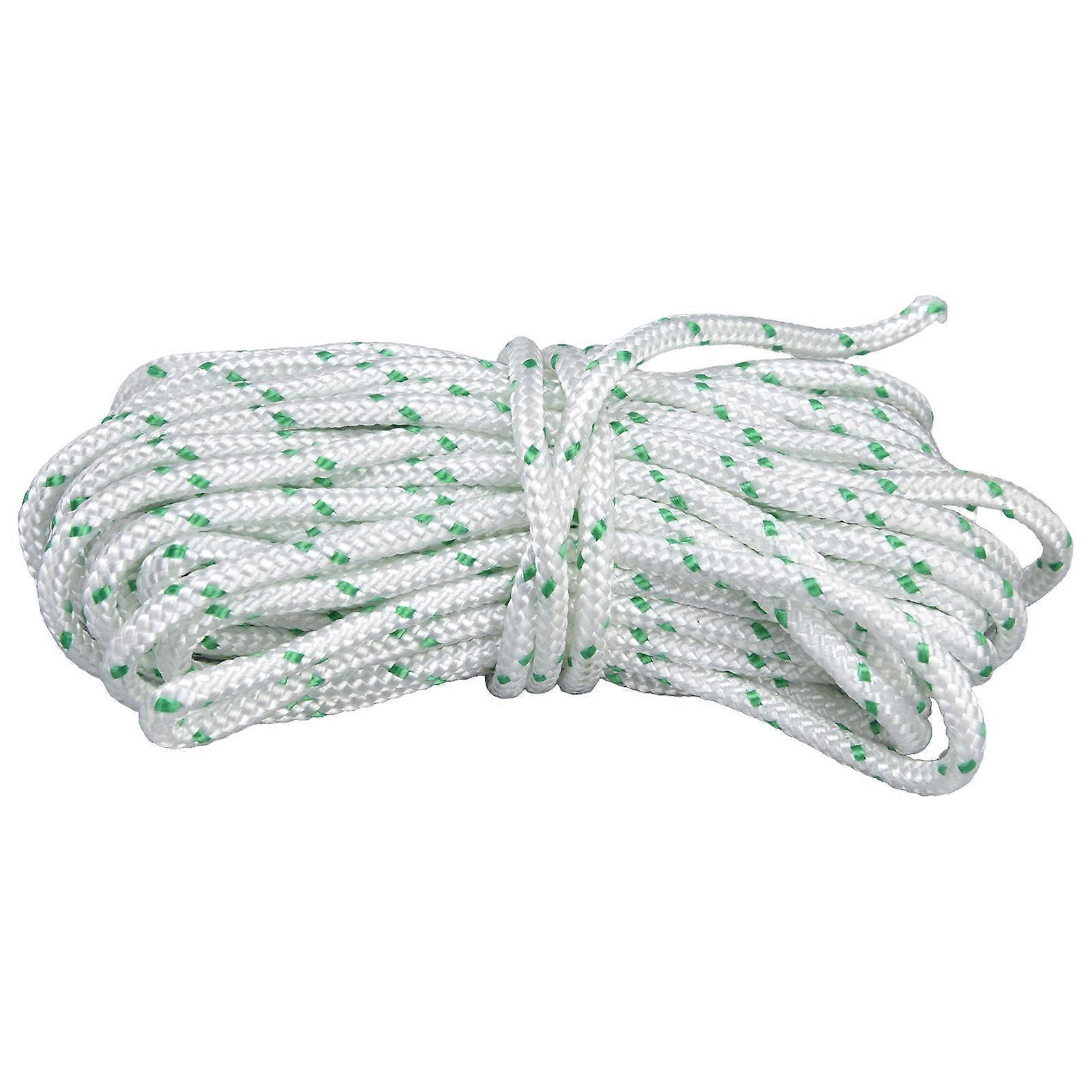 4.5mmx10mリコイルスターターロープナイロンガーデンチェーンソースタータープルコードハスクバーナ芝刈り機用