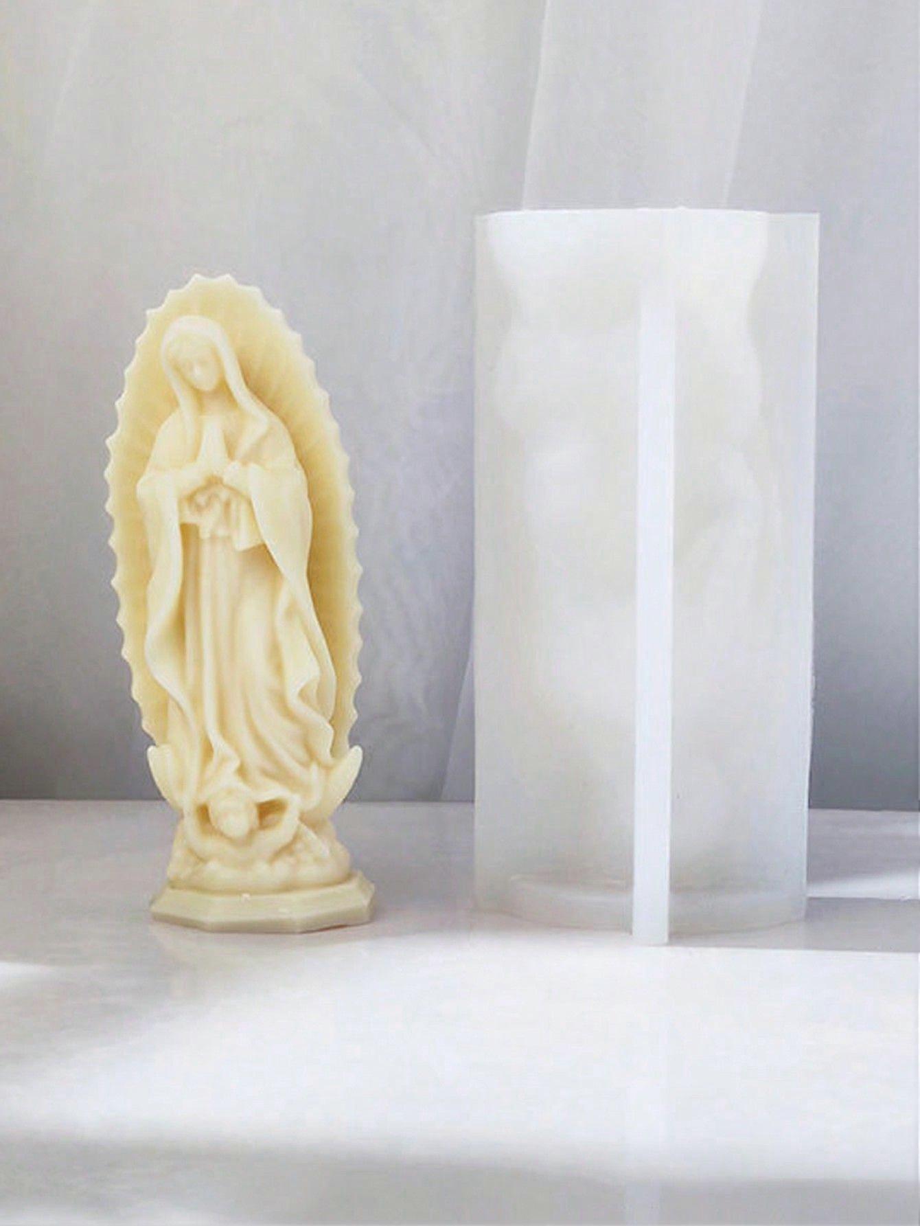 1 قطعة تمثال مريم العذراء قالب سيليكون DIY