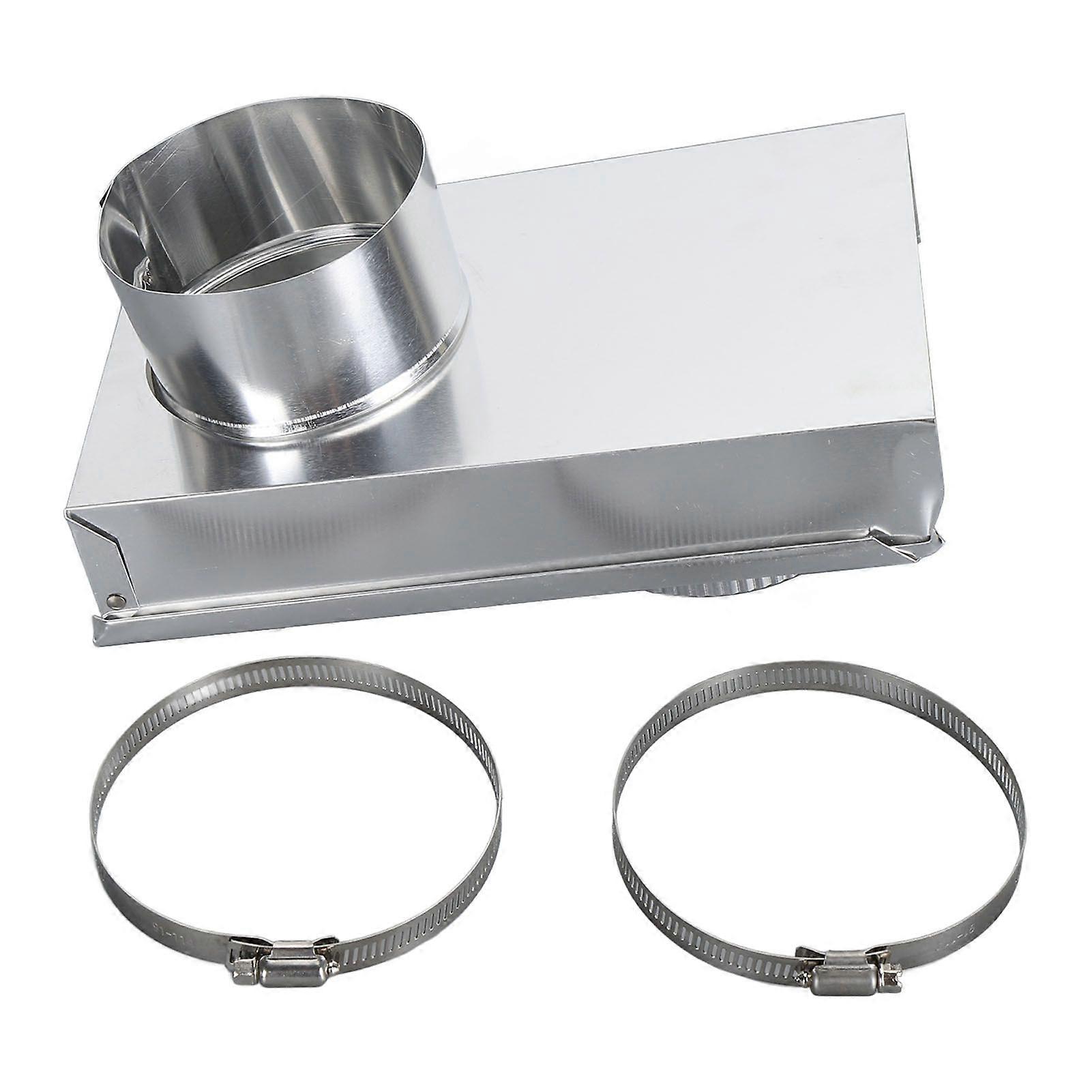 Kit de ventilation de sécheuse en alliage d’aluminium Paroi intérieure en douceur Remplacement universel du périscope de l’évent de sécheuse