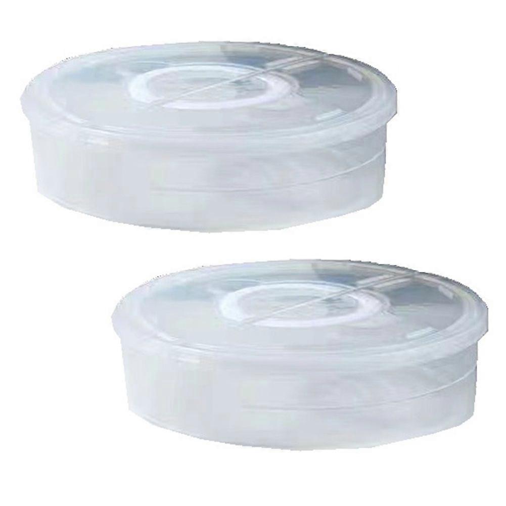 Plastic Pie Box with Lid Fresh-Keeping Box Pie Box with Handle Pie Box Suitable for Transport