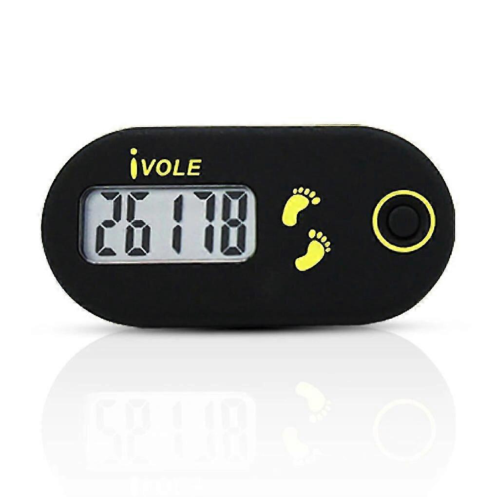 Ivole Digital Step Pedometer Walking Distance Counter Lcd Display Training Exercise Practice Counting Men Women