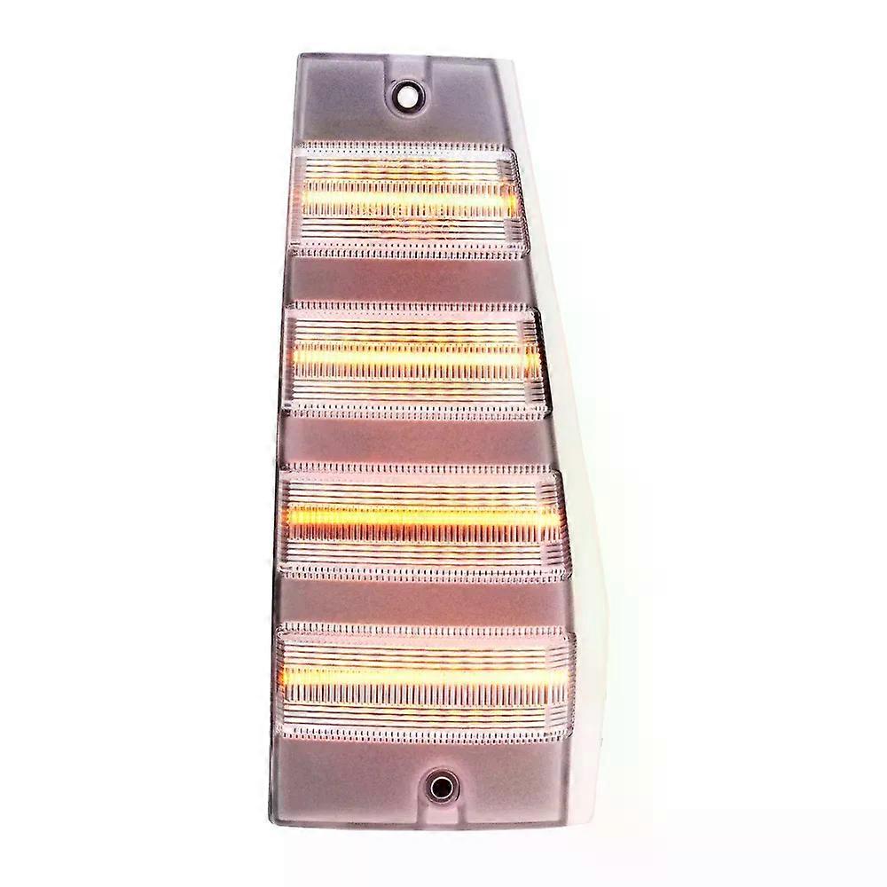 2PCS LED Front Bumper Side Marker Light for Jeep Cherokee XJ 1984-1996 Wagoneer 1984-1990 Comanche turn signal light