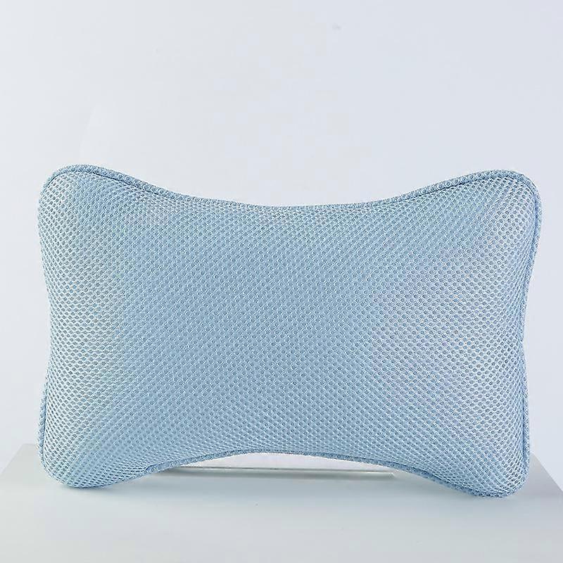 Bone Shaped Pillow 3D Mesh Bathroom Shower Headrest SPA Bathtub Pillow Support Head and Neck Massage Pillow Bathrom Pillow