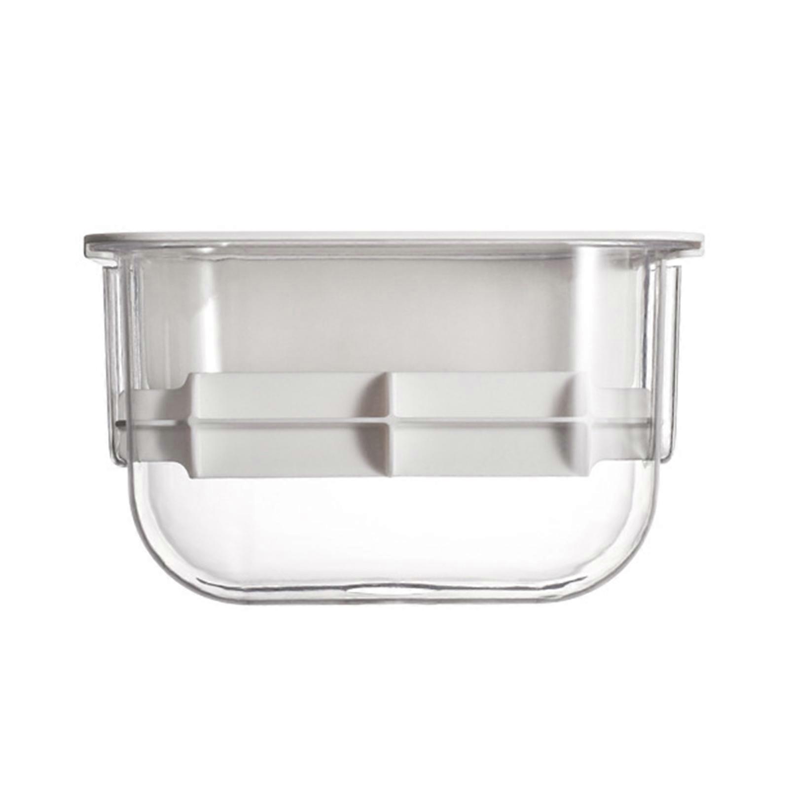 Portable Sturdy Plastic Materials Builts In Tissue Roll Dispenser Accessory for Household Decoration Daily Casual Use White
