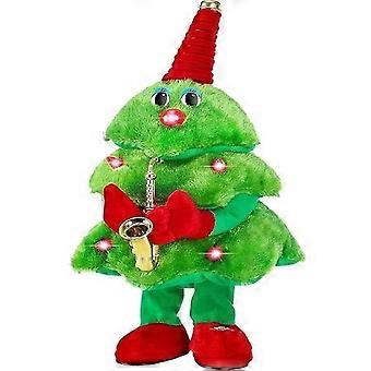 Singing Dancing Christmas Tree Electric Plush Toy with Lights