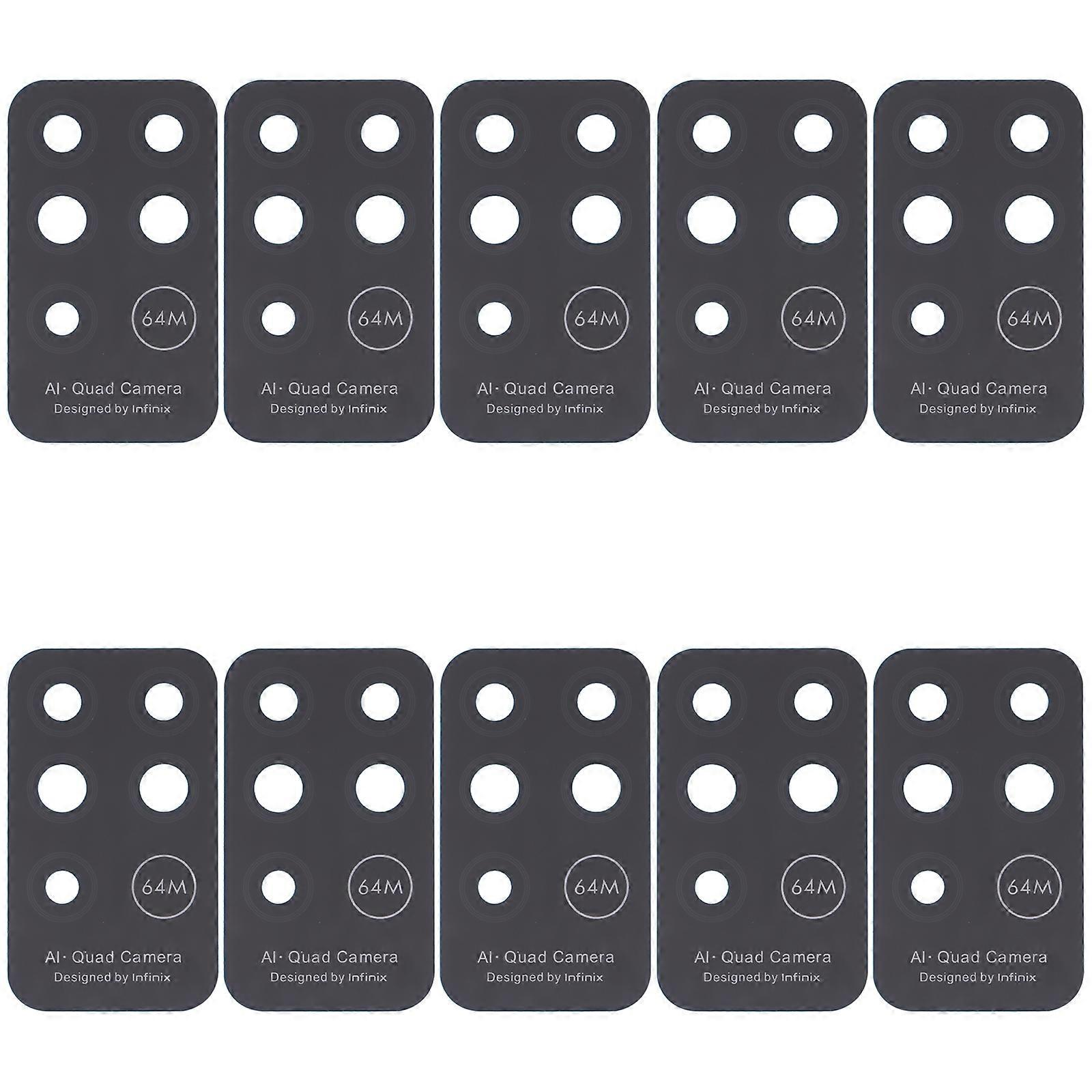 For Infinix Note 8 X692 10pcs Back Camera Lens