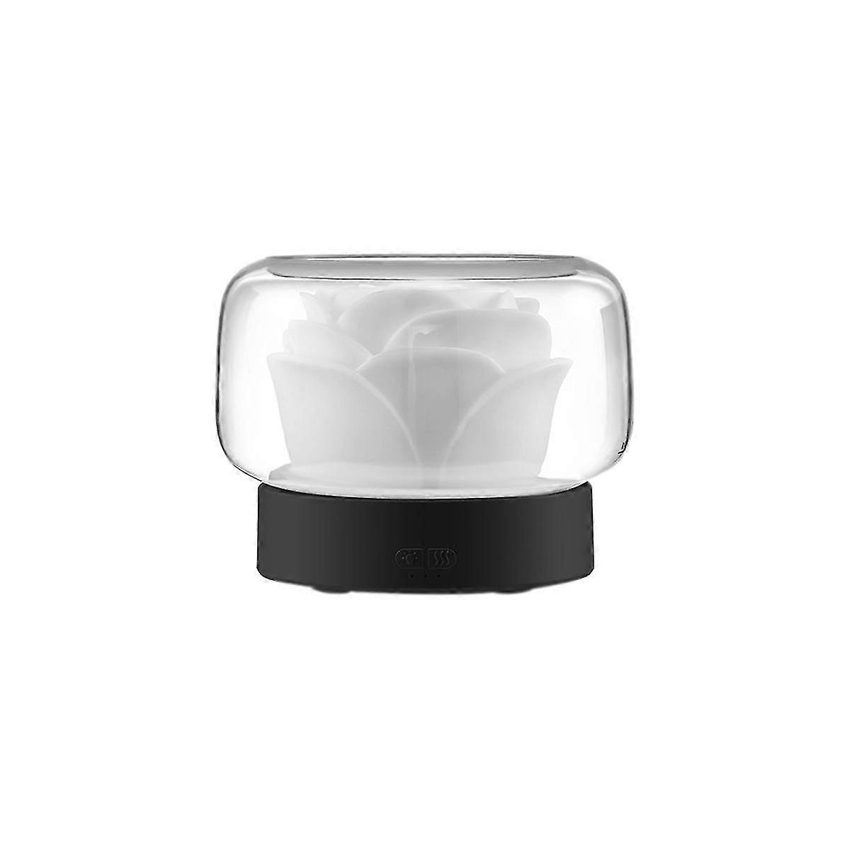 400ml Flower Air Purification Humidifier Aromatherapy Essential Oil Diffuser With Atmosphere Light