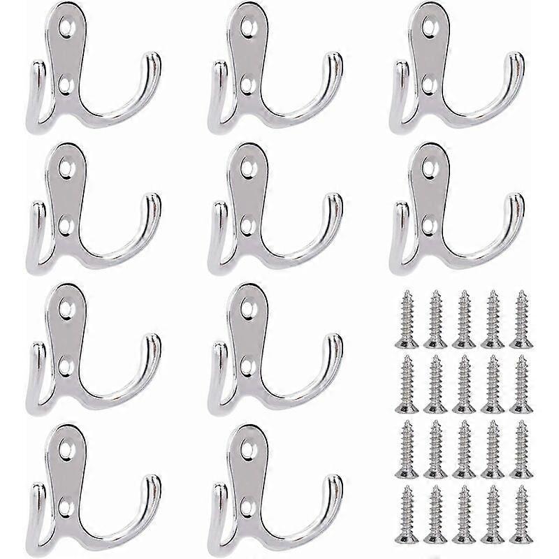 Wall-Mounted Coat Hooks, Robe Hanger for Bathroom/Kitchen