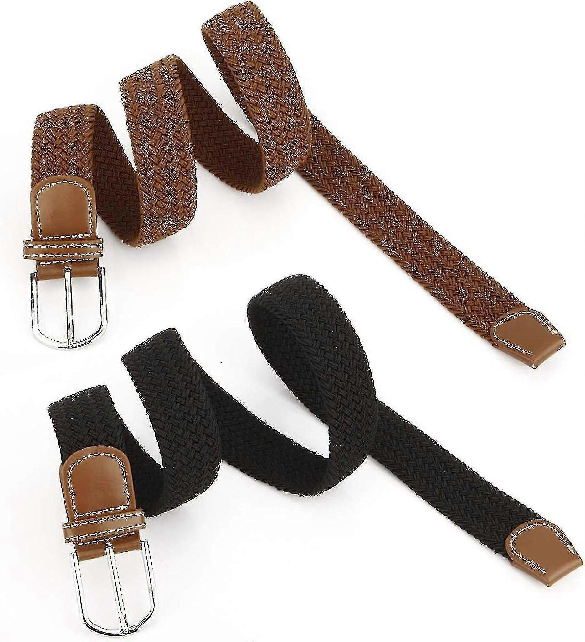 حزمة من 2 المرأة تمتد أحزمة تمتد ، حزام بسط ، أحزمة النسيج الرجال مرنة ، أحزمة المرأة للجينز