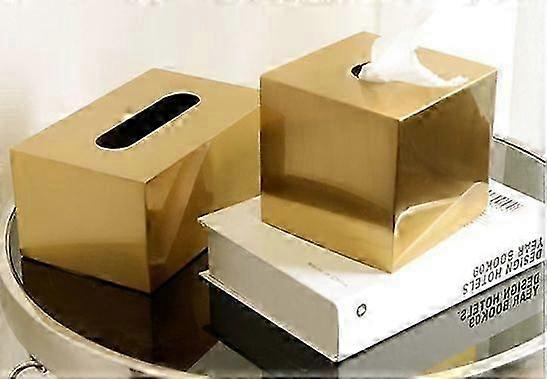 unique Metal Square Tissue Box Modern Tissue Holder