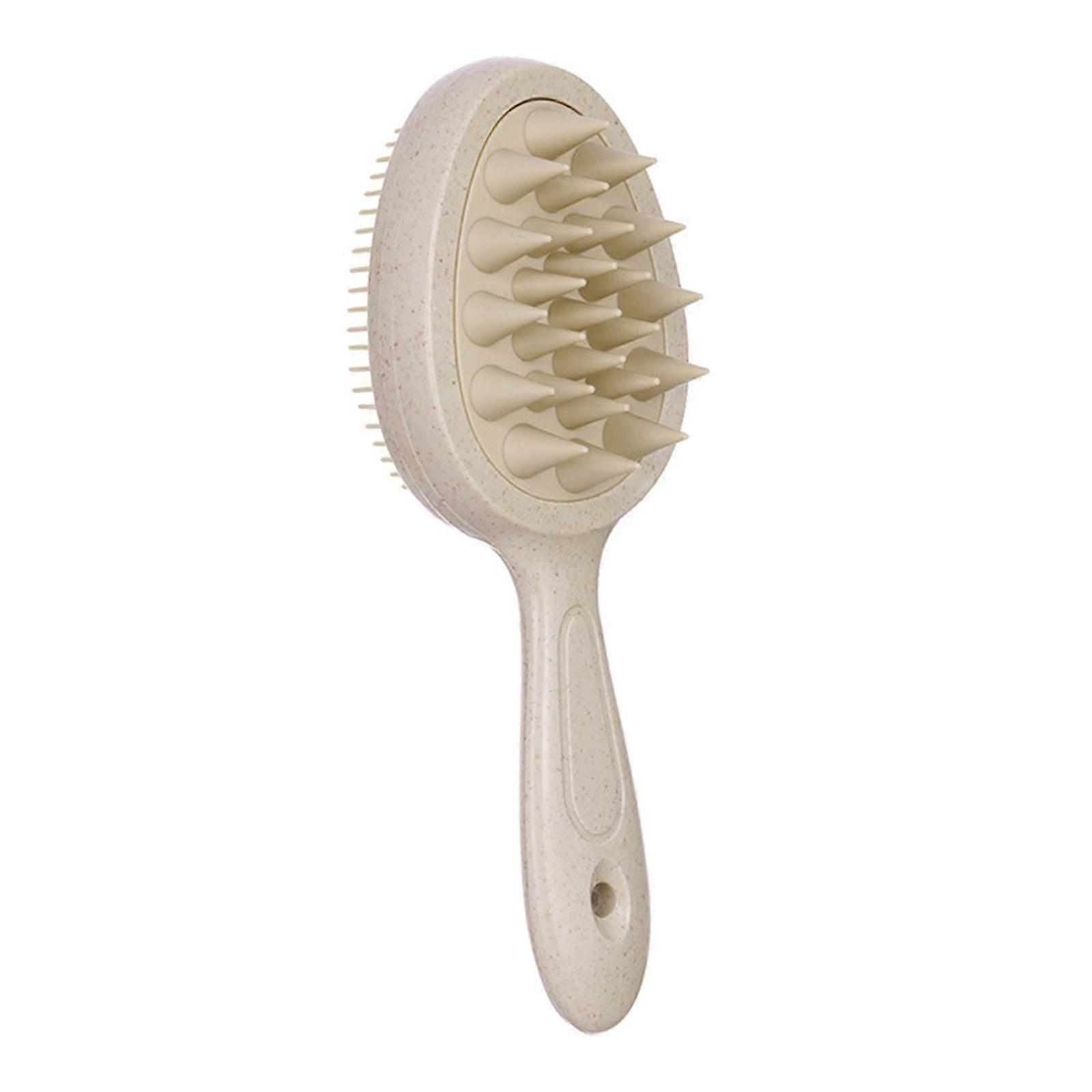 Peigne à cheveux à utiliser peigne à cheveux emmêlé doux portable pour les filles Salon jaune