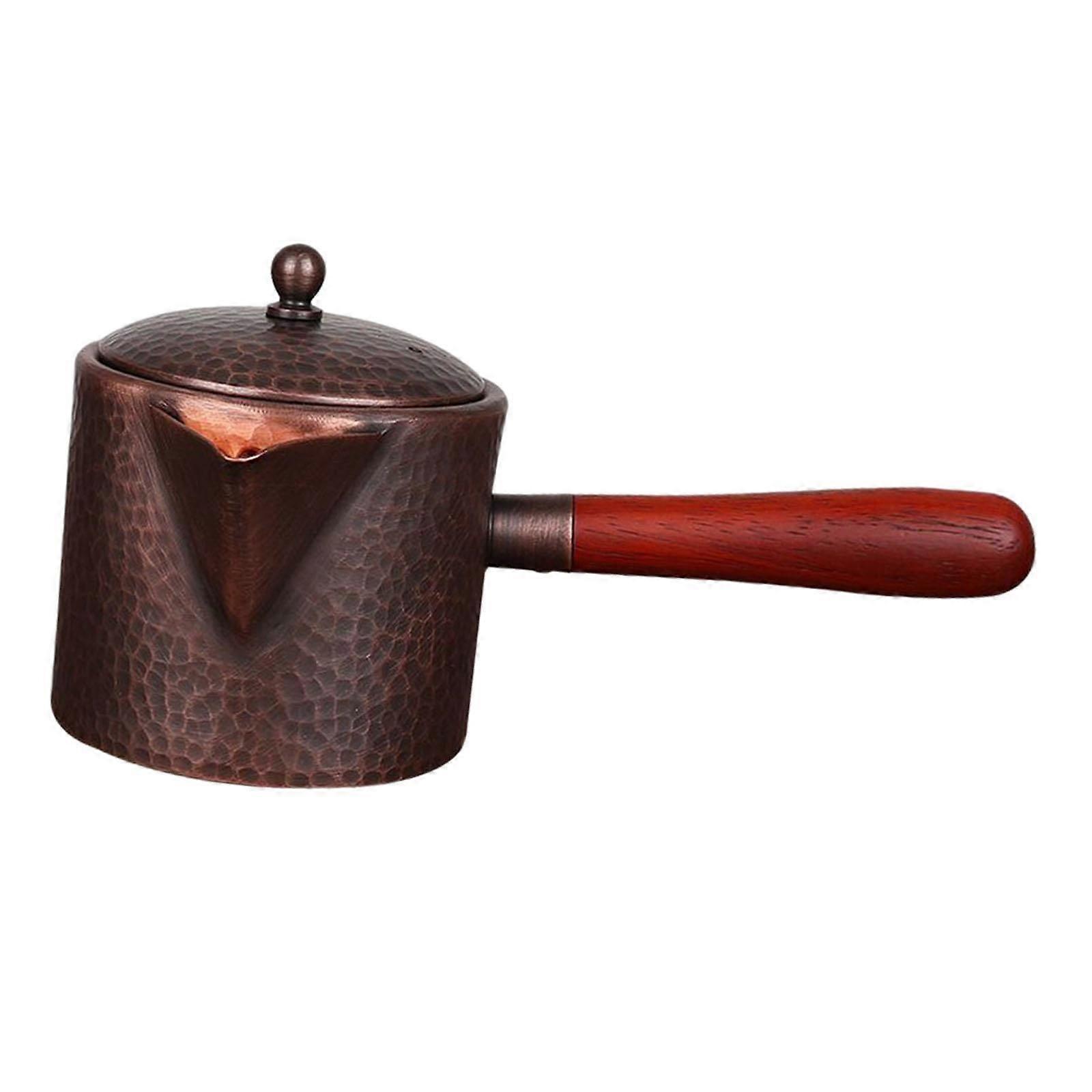 차 투수 430ml 구리 휴대용 우유 투수 찻집 거실