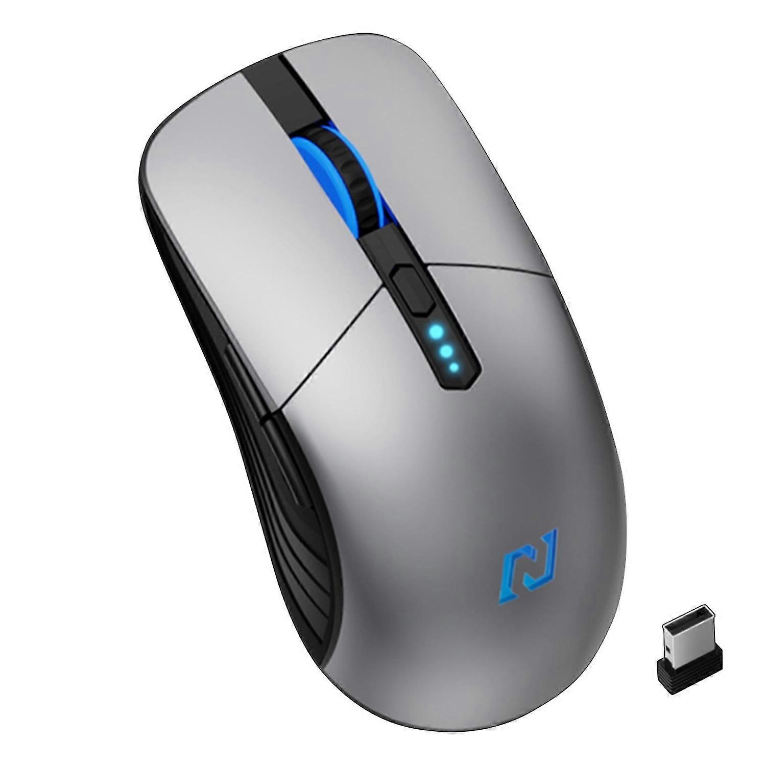 G12 Wireless Mouse LED 2.4G Slient Buttons Rechargeable Computer Optical Engine Gaming Mice for PC