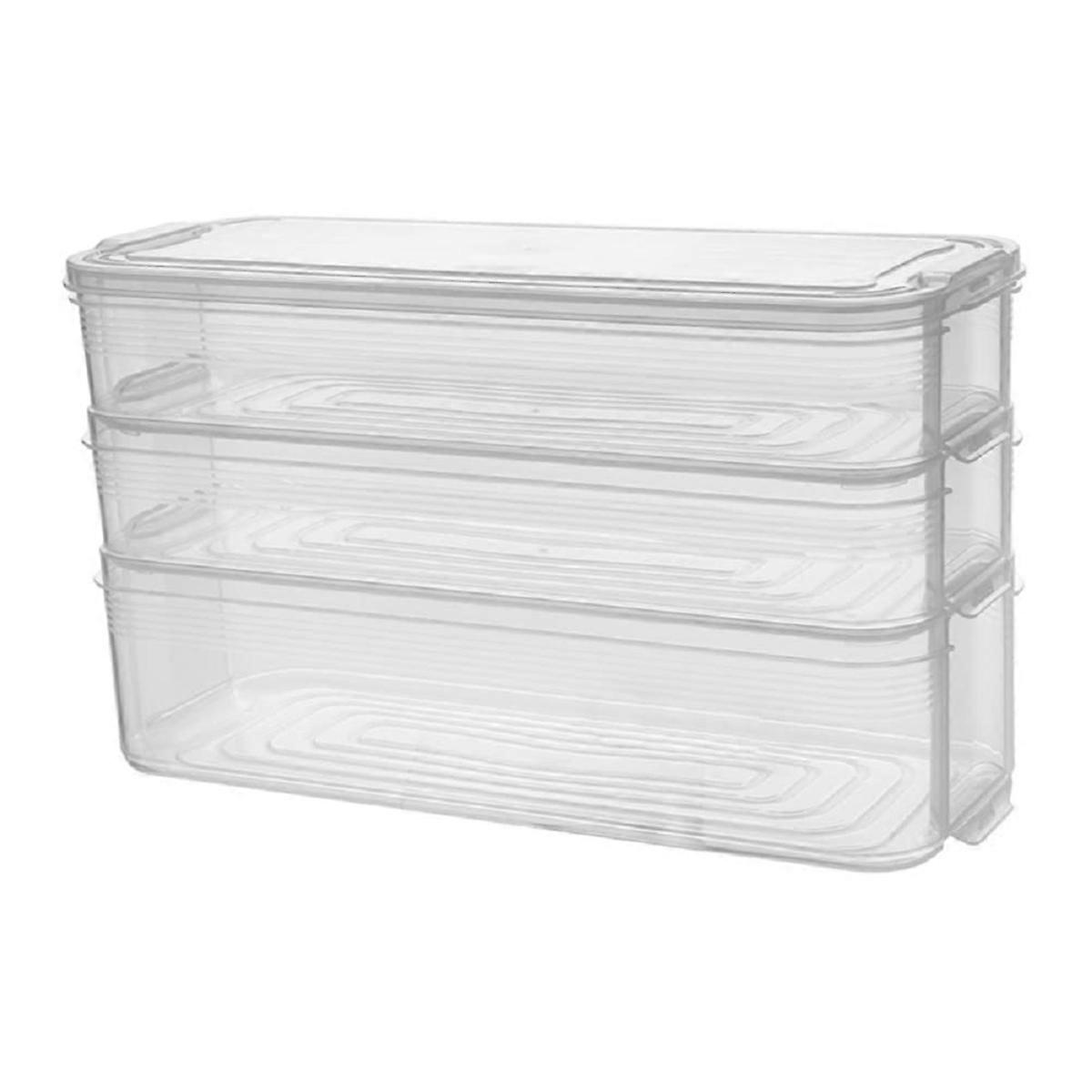 Refrigerator Box Kitchen Multi-Storey Frozen Fruit & Vegetable Eggs Special Storage Box for Food-Gr