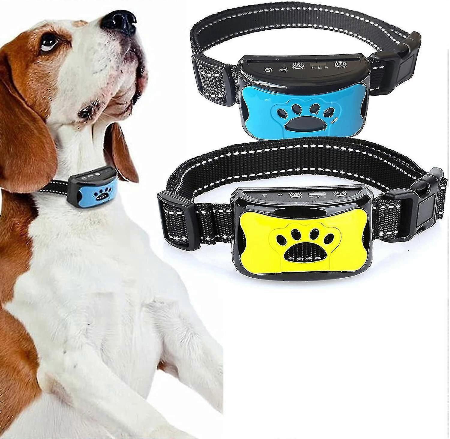2 Pcs Anti Barking Device Usb Electric Ultrasonic Dogs Training Collar
