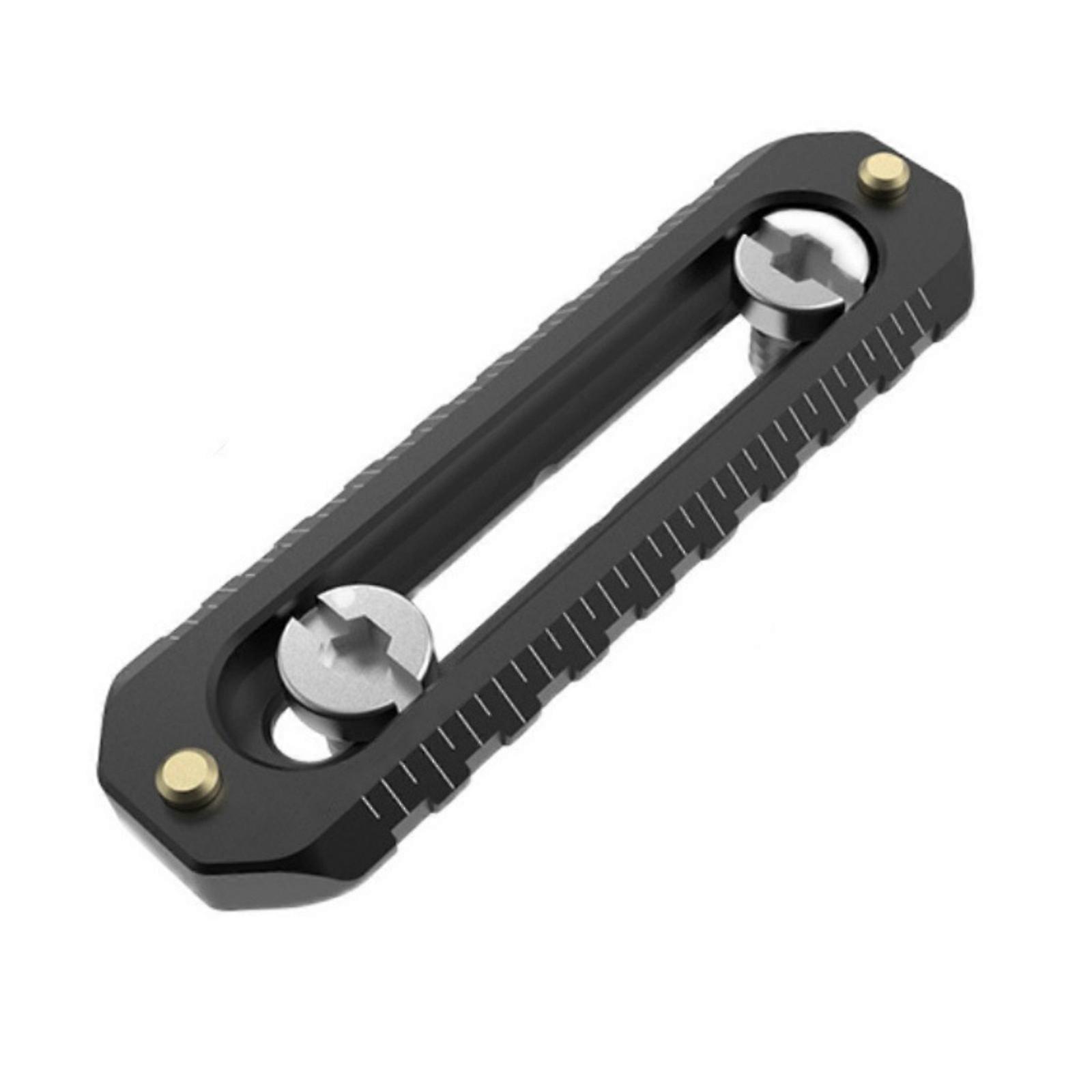 Compactly Quick Release Camera Rail with Adjustable Slide Hollow Hole for Secure Camera Rig Attachment Efficient Use