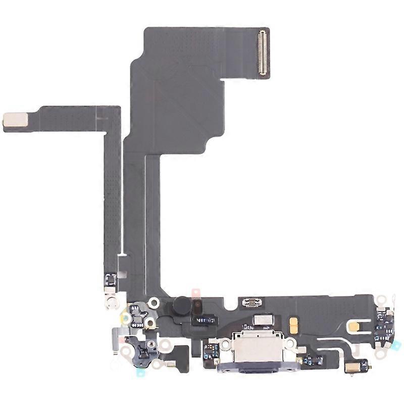 For iPhone 15 Pro OEM Disassembly Dock Connector Charging Port Flex Cable Replacement-Blue