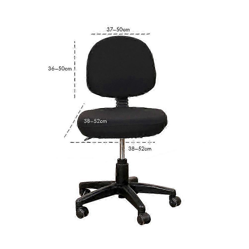 2 Pcs Universal Computer Office Chair Backrest Cover Protective Stretchable Rotating Drafting Chair Slipcover