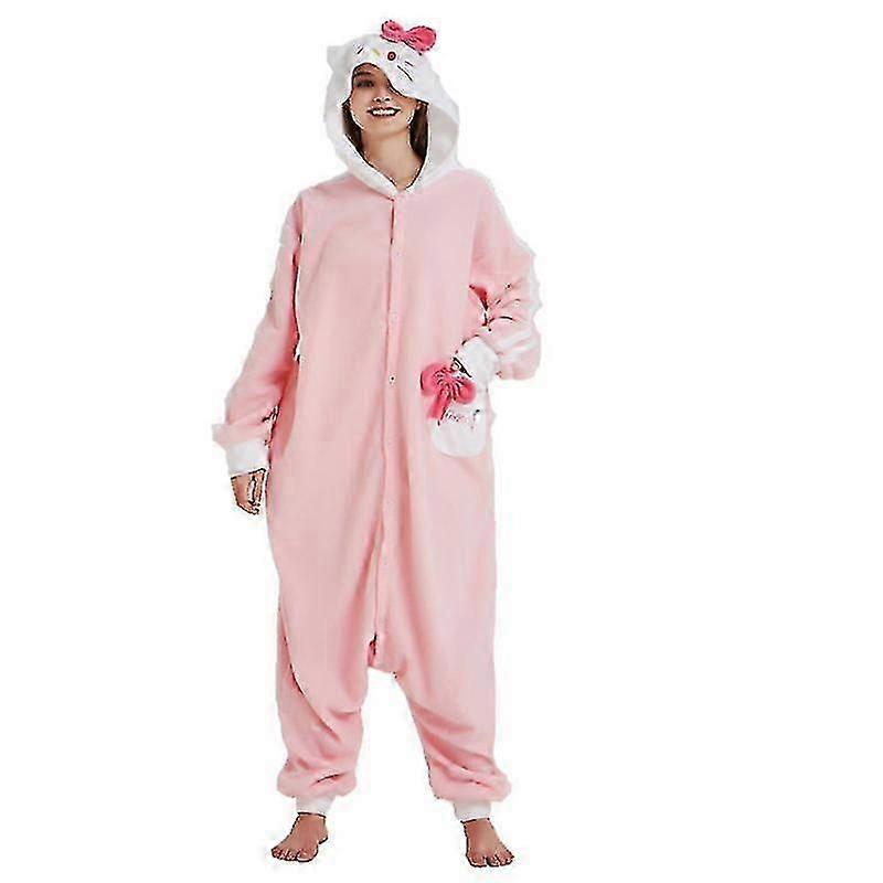 Sanrio Hello Kitty Onesie Cartoon Cosplay Κοστούμι Για Γυναίκες Πιτζάμες Anime Μονοκόμματες Πιτζάμες Απόκριες Kigurumi Ολόσωμα Ρούχα
